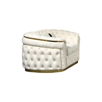 Klassische italienische moderne Luxus Wildleder Leder Möbel Set Chesterfield Couch 1 2 3 Sitz Schnalle Sofa Wohnzimmer Couch für Villa
