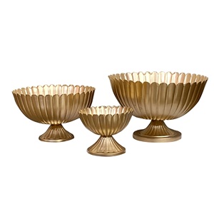 Vase à fleurs en aluminium massif personnalisé pour la décoration de la maison, bol à fruits en métal de haute qualité pour le salon - Product Image 2