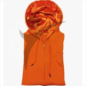 Sudaderas con capucha de manga larga con cremallera en blanco de algodón/Sutton hechas a medida 100% algodón polar transpirable Streetwear de talla grande - Product Image 5