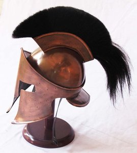 Calvin Handicrafts "Delight Enterprises Casco corintio romano medieval Armadura Rey Leonidas Casco espartano griego 300 - Product Image 3