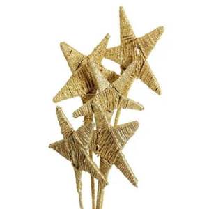 Adorno de Estrella para Árbol de Navidad, Hecho a Mano, Ecológico, para Graduación, Halloween, Boda, Hogar, Interior/Exterior - Product Image 1