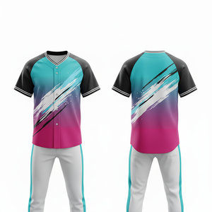 Uniforme de Béisbol Personalizado Estilo Profesional 2026, Sublimado, Malla Transpirable, Unisex, Kit de Equipo, Alta Calidad, Venta al Por Mayor de Fábrica - Product Image 2