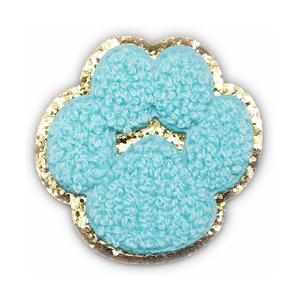 Parche bordado hierro en parches de chenilla para ropa y bolsos Chenille logotipo personalizado parches de ropa - Product Image 2