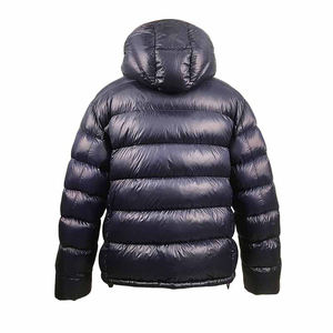 Veste bouffante en duvet uni et vierge de couleur unie pour hommes manteau d'hiver brillant de haute qualité personnalisé veste en duvet pour hommes - Product Image 4
