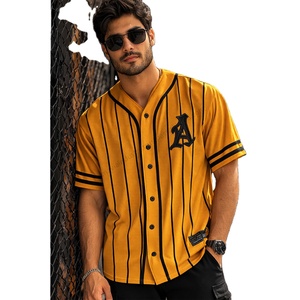 Camisetas Deportivas de Béisbol Ligeras y Cortas para Verano |   Tela de Poliéster Transpirable de 220 g/m² con Impresión por Sublimación |   Colores Personalizables - Product Image 1