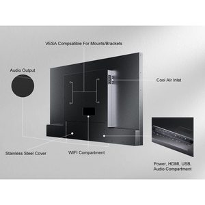 Televisor Inteligente para Exteriores de 55 Pulgadas con Sistema Android, Retroiluminación LED, Función WiFi, Resistente al Agua, Resolución para Uso en Exteriores - Product Image 5