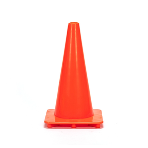 Cône de signalisation routière flexible en PVC S7104 45cm Orange pour la construction – Vente en gros - Product Image 2
