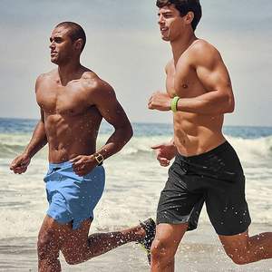 Vente en gros de maillots de bain pour hommes imprimés avec doublure de compression 2-en-1 Maillot de bain antibactérien léger et respirant à séchage rapide OEM - Product Image 3