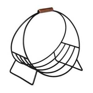 Metal <b>Log</b> Holder Durable & Rust-Resistant Perfect for Firewood Storage Indoor & Outdoor Use Modern Design - Product Image 5