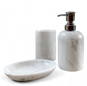 Green Marble Bathroom Soap <b>Holder</b> Luxury Marble Decorative Set <b>Shampoo</b> Lotion Dispenser Antique design - Product Image 4