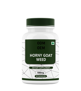 Cápsulas de Extracto de Hierba de Cabra en Celo OEM ODM, 500 mg, 90 Unidades, Suministro de Cápsulas de Hierba de Cabra en Celo de Marca Privada - Product Image 1