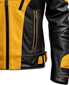 Chaqueta de Cuero Personalizada para Hombre, Tendencia 2025, con Cuello Alto, Cortavientos, con Cierre de Cremallera para Invierno, Secado Rápido - Product Image 4