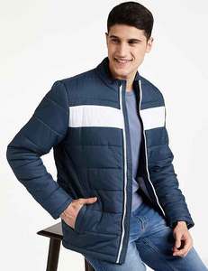 Conception de logo personnalisé OEM Vestes bouffantes pour hommes Vêtements de plein air avec col Vestes de manteau bouffant pour hommes - Product Image 3