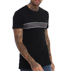 Servicio directo de fábrica OEM Camisetas de diseño personalizado para hombres con tela de punto única Precio ajustable Fabricante superior - Product Image 1