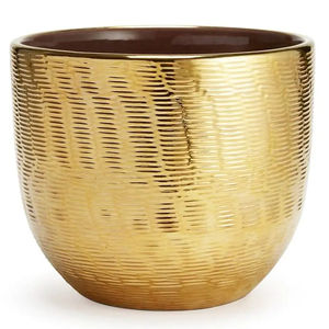 Bandeja de servicio decorativa martillada de oro nórdico personalizada, Frutero de acero ecológico de primera calidad para cocina y comedor - Product Image 2