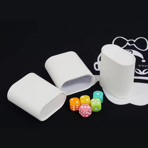 Juego de dados de cuero de suministro de fábrica, logotipo personalizado, juego de mesa de backgammon profesional de colores, juego de dados - Product Image 4