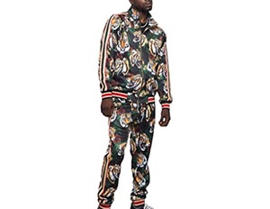 Ensemble de survêtement léger pour homme, style urbain, en polaire, pour la gym et l'entraînement, comprenant un sweat à capuche et un pantalon de jogging, grandes tailles - Product Image 4