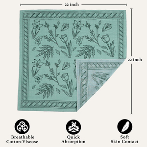 New Design Floral 90x90cm Square Silk Feeling Breathable High Quality Fashion Outdoor Customizable Head <b>Scarves</b> for Women Unisex - Product Image 2