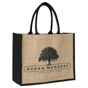 Vente en gros Nouveau Designer Pratique Extensible Pliant Doux Lien, Jute Sacs en Toile de Jute Sacs Fourre-Tout en Jute pour le Shopping - Product Image 1