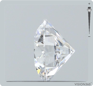 Aniva pour diamant naturel certifié de 0,33 carat, couleur D, clarté VS2, taille brillant rond, diamant non monté pour la fabrication de bijoux en diamant - Product Image 2