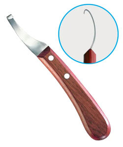 Cuchillos para pezuñas de alta calidad, cuchillos para pezuñas y garras curvos cortos y estrechos, instrumentos veterinarios, cuchillo para pezuñas - Product Image 4