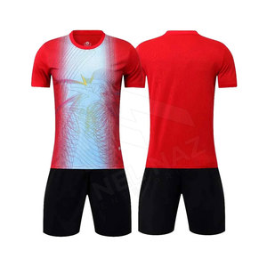 Tenues de football personnalisées de haute qualité, respirantes et à séchage rapide, maillots de l'équipe de France, 100% polyester pour le football, sublimation - Product Image 1