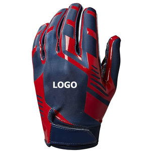 ¡Novedad de 2025! Guantes de receptor de fútbol con agarre de diseño personalizado para adultos y niños, guantes de fútbol americano para exteriores - Product Image 3