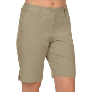 Pantalones cortos de golf de mujer con logotipo personalizado OEM, tejido elástico transpirable, ideal para ropa deportiva, compras al por menor y al por mayor - Product Image 1