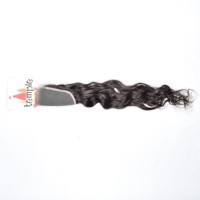 Extensions de Cheveux Humains de Qualité Supérieure, Cheveux Indiens Bruts, 100% Remy, Bundles Raides avec Closure 5*5, Provenant d'un Donneur Unique, Cuticules Alignées, Fabriquées à la Machine