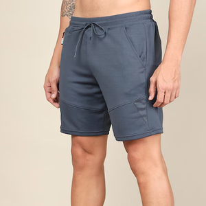 Short de course de fitness de rue haute pour hommes avec logo personnalisé du fabricant OEM été décontracté coton ceinture élastique confortable vierge - Product Image 2