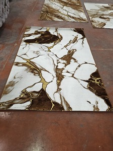 Alfombra Turca de Poliéster Afelpada Adiva, Tejida a Máquina con Diseño Jacquard, de Pelo Alto, Acolchada, Reversible, Lavable, Antideslizante y Antimicrobiana - Product Image 2