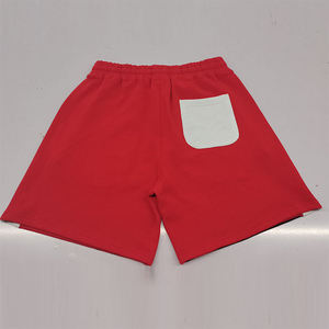 Vente en gros Ensemble t-shirt et short personnalisés à manches courtes Teint uni en coton et polyester Ensemble 2 pièces short et t-shirt pour hommes - Product Image 3