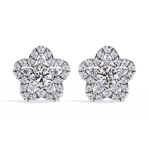 Pendientes Brillantes de Oro de 18K con Diamante Cultivado en Laboratorio, Pendientes de Diamantes Premium - Product Image 5