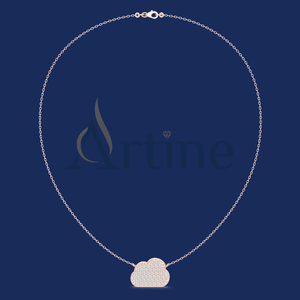 AXEL Designer 14k Diamond Necklace Bijoux cadeaux élégants pour femmes - Product Image 1