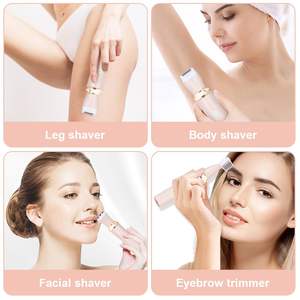 Depiladora Eléctrica 3 en 1 para Mujer, Depiladora USB sin Dolor para Bikini, Axilas, Piernas, Brazos y Rostro con Triple Cuchilla - Product Image 6