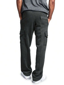 กางเกงถักมีกระเป๋าสำหรับผู้ชายกางเกงของผู้ชาย - Product Image 2