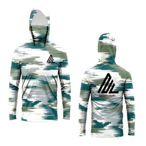 Gran oferta 2025, Sudadera con capucha de pesca de rendimiento UPF 50 para hombre, camisas de pesca transpirables de secado rápido de manga larga con refrigeración de camuflaje - Product Image 5