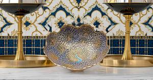 Eco-Friendly Brass Fruit Bowl Kitchen Counter Fruit Basket for Candy Vegetables <b>Dining</b> Room <b>Table</b> Office Home Decor - Product Image 2