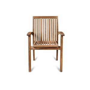 Savannah Dining <b>Chair</b> Modern Durable Teak Stackable Comfortable Outdoor Hotel Park Villa - Product Image 1