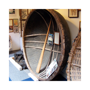 Handmade Vietnam Bamboo Boat Natural Craft for Personalized Gifts and Souvenirs - Product Image 1