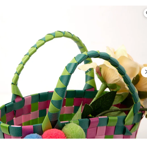 Premium Quality Floral Woven <b>Straw</b> Purse <b>Straw</b> <b>Bags</b> Customized Ladies Shoulder <b>Straw</b> Hand <b>Bags</b> Wholesale Products - Product Image 3