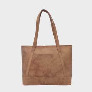 Premium Quality Distressed Look Full Grain Genuine Leather Tote <b>Bag</b> With <b>Long</b> Shoulder Handles Style Top Indian Supplier - Product Image 2