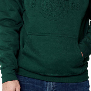 Offres Spéciales sweats à capuche en relief avec logo personnalisé pour hommes décontracté conception surdimensionnée poids lourd éponge française hiver polaire 100% coton solide - Product Image 6