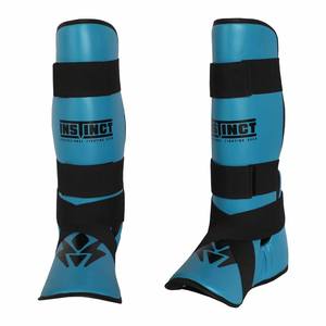 Espinilleras de Cuero de Alta Calidad, Diseño Personalizado, Protectores de Piernas y Pies para MMA, Karate y Kickboxing - Product Image 1