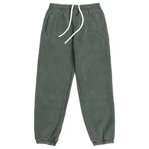 Chándal de invierno con logotipo personalizado, chándal de felpa francesa, chándal Unisex transpirable de gran tamaño de algodón y lana de peso pesado para hombres - Product Image 4