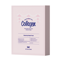 [Rivecowe] Masque Coréen Collagène Élastifiant 25ml*10pc – Soin à Domicile pour Hydratation et Anti-Rides