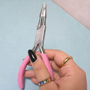 <b>Round</b> <b>Nose</b> <b>Pliers</b> for Jewelry Crafting Premium Stainless Steel Comfortable Handle for Professionals - Product Image 4