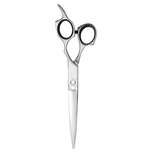 Ciseaux de coupe de cheveux à poignée fantaisie Ciseaux de coiffeur en acier inoxydable avec repose-doigt Finition Ciseaux à cheveux polonais Outil - Product Image 6