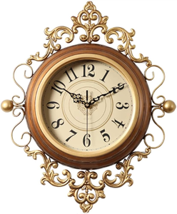 โซเวียตรัสเซียนาฬิกาแขวนคุณภาพสูงโลหะเหล็กหรูหราแก้วขนาดใหญ่กรอบนาฬิกาคุณภาพทนทานพิมพ์บทคัดย่อนาฬิกาศิลปะ - Product Image 1