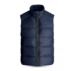 Veste d'hiver légère sans manches pour femmes fourrure gilet chaud matelassé personnalisé avec capuche décoration Vintage grande taille Option - Product Image 1